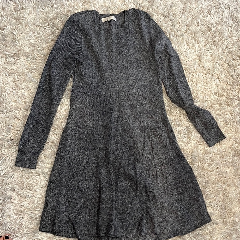 Loft sweater dress! So comfy!